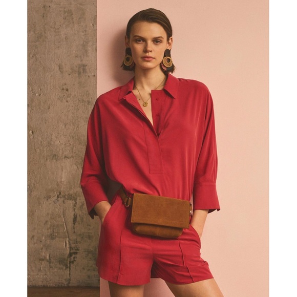 Mango red shirt Clearance